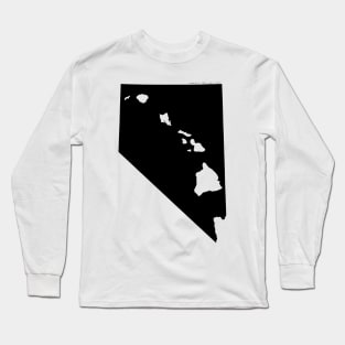 Nevada and Hawai'i Roots by Hawaii Nei All Day Long Sleeve T-Shirt